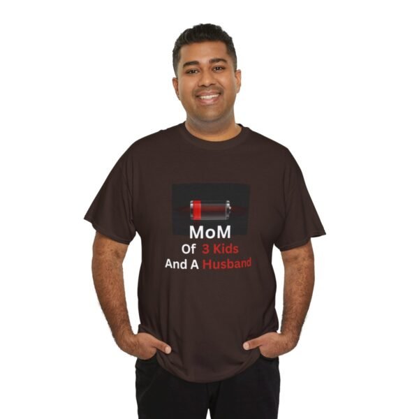 Mom Of 3 Kids  And A Husband Low Battery T-shirt - Image 71