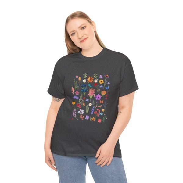 Wild  Flowers Comfort Colors Beautiful T-shirt - Image 66