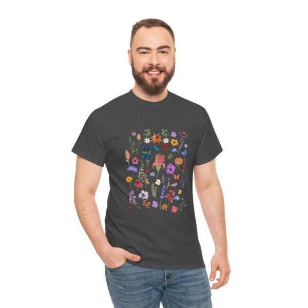 Wild  Flowers Comfort Colors Beautiful T-shirt - Image 67