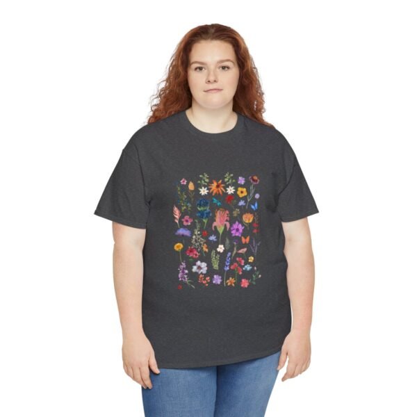 Wild  Flowers Comfort Colors Beautiful T-shirt - Image 69