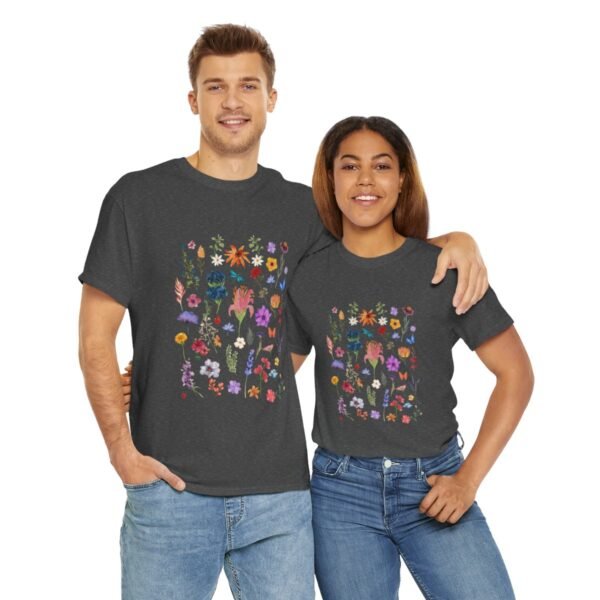 Wild  Flowers Comfort Colors Beautiful T-shirt - Image 78