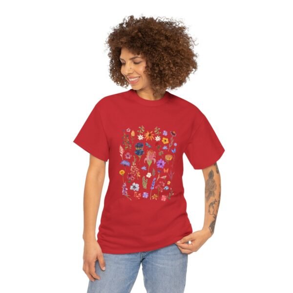 Wild  Flowers Comfort Colors Beautiful T-shirt - Image 109