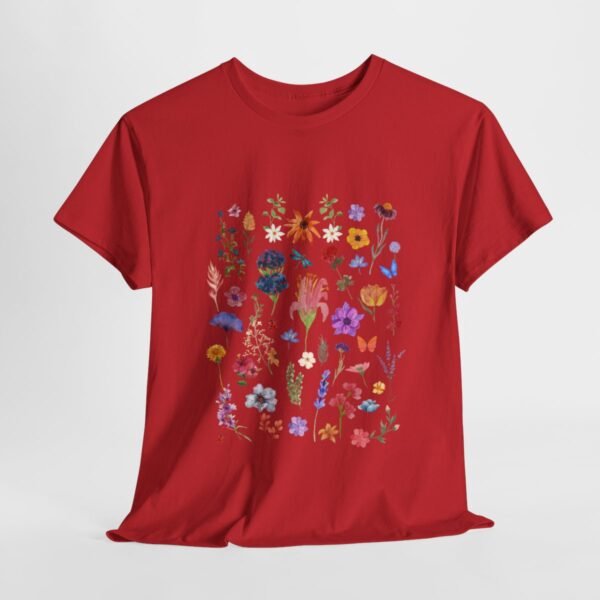 Wild  Flowers Comfort Colors Beautiful T-shirt - Image 115
