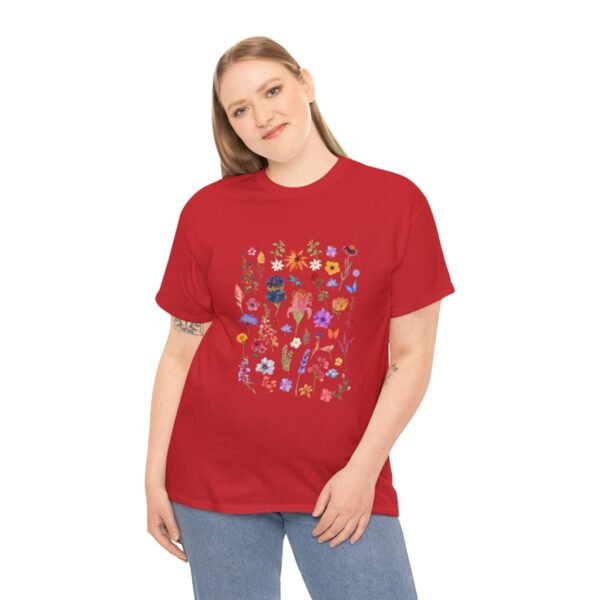 Wild  Flowers Comfort Colors Beautiful T-shirt - Image 120
