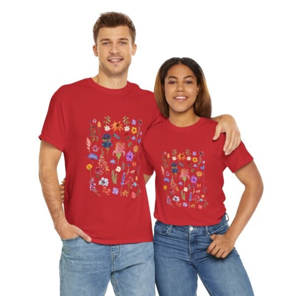 Wild  Flowers Comfort Colors Beautiful T-shirt - Image 132