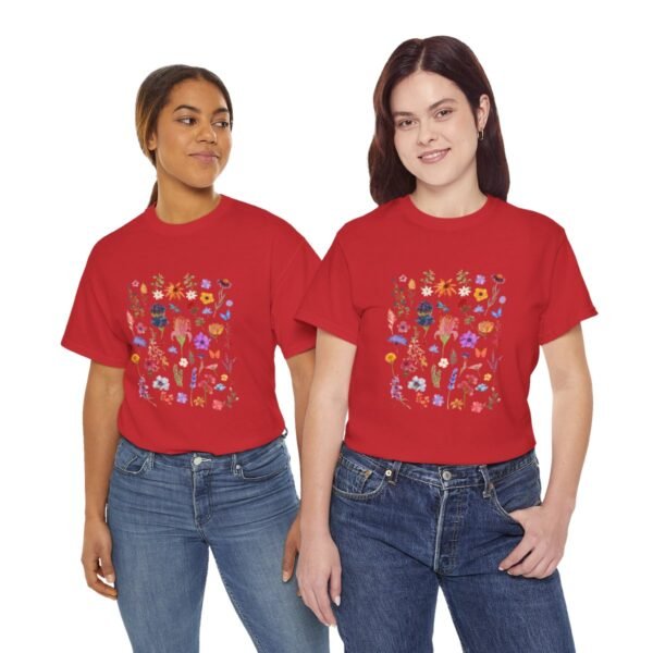 Wild  Flowers Comfort Colors Beautiful T-shirt - Image 133