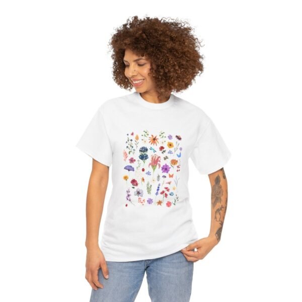 Wild  Flowers Comfort Colors Beautiful T-shirt