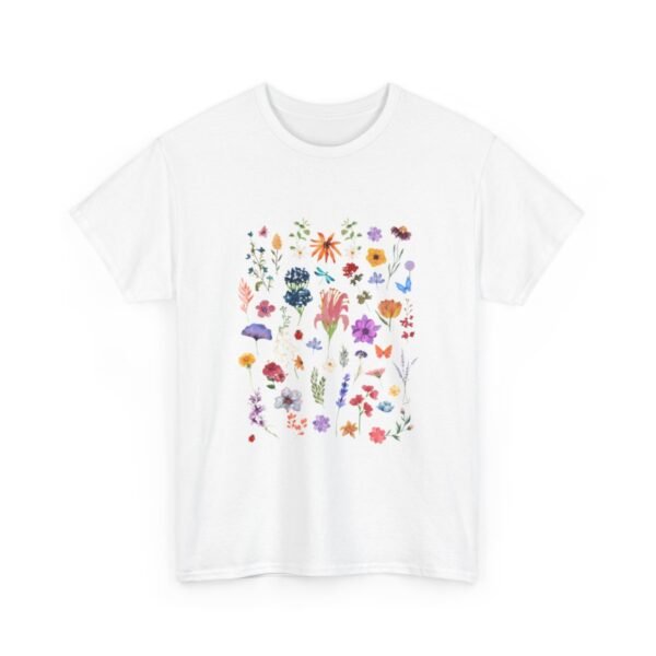 Wild  Flowers Comfort Colors Beautiful T-shirt - Image 4