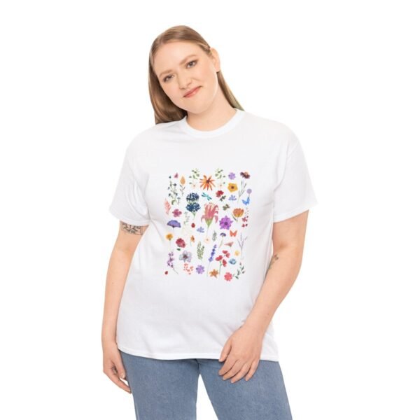 Wild  Flowers Comfort Colors Beautiful T-shirt - Image 12
