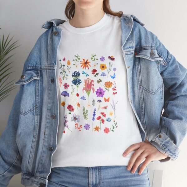 Wild  Flowers Comfort Colors Beautiful T-shirt - Image 23