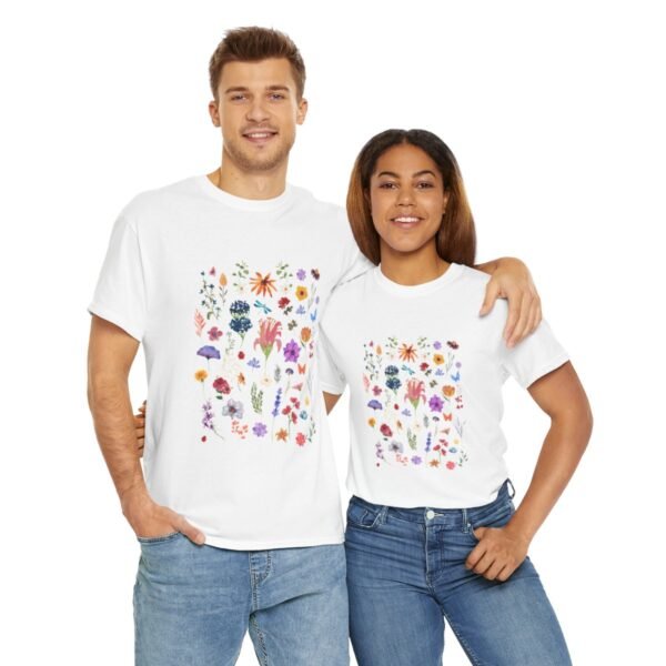 Wild  Flowers Comfort Colors Beautiful T-shirt - Image 24