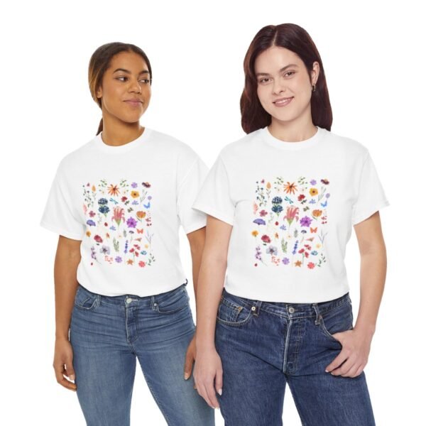 Wild  Flowers Comfort Colors Beautiful T-shirt - Image 25