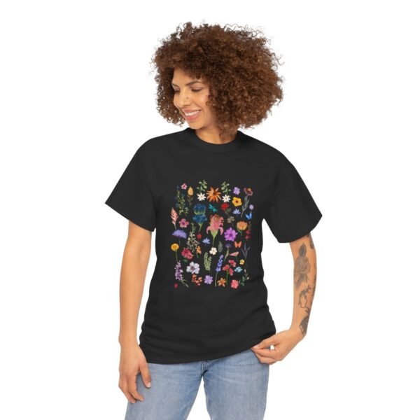 Wild  Flowers Comfort Colors Beautiful T-shirt - Image 28