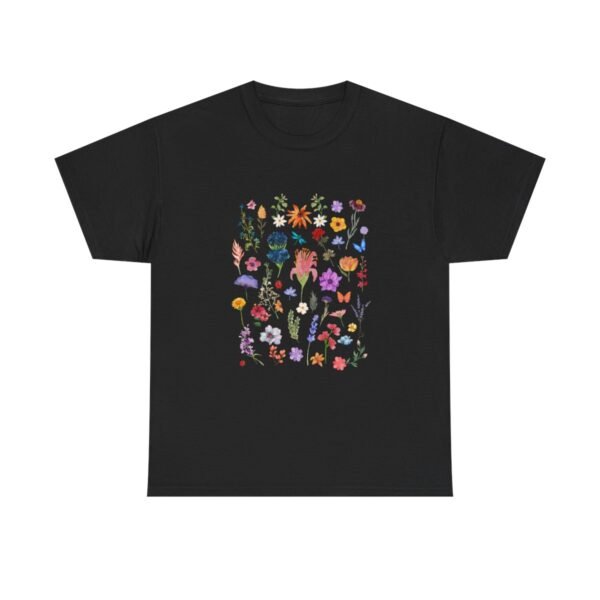 Wild  Flowers Comfort Colors Beautiful T-shirt - Image 29