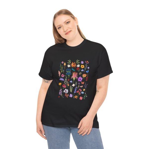 Wild  Flowers Comfort Colors Beautiful T-shirt - Image 39