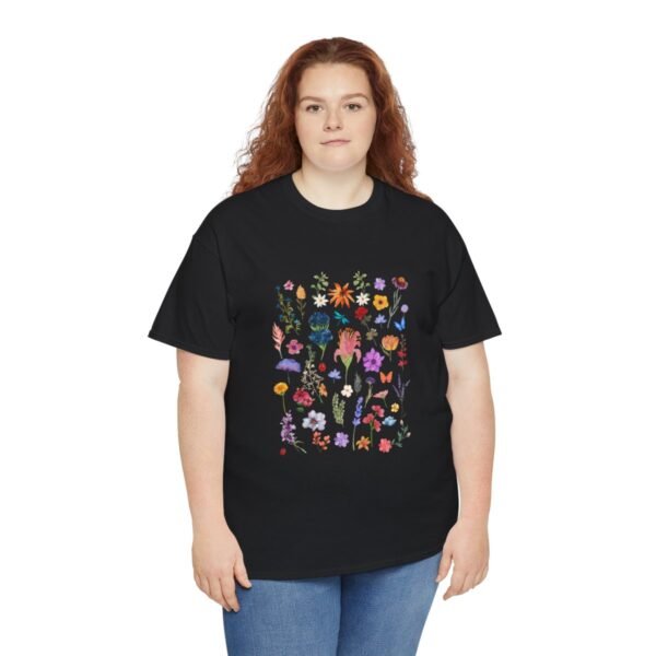 Wild  Flowers Comfort Colors Beautiful T-shirt - Image 42