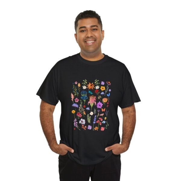 Wild  Flowers Comfort Colors Beautiful T-shirt - Image 44