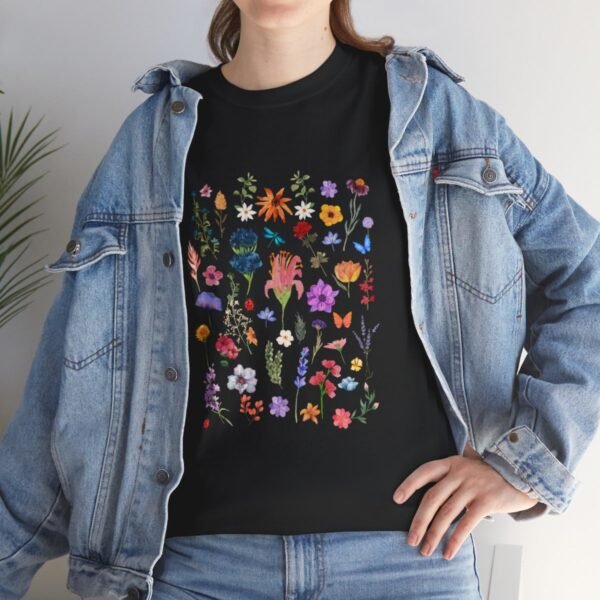 Wild  Flowers Comfort Colors Beautiful T-shirt - Image 50