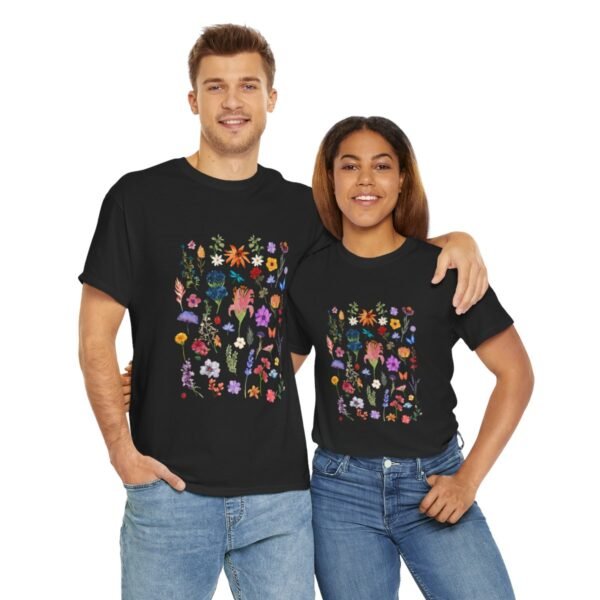Wild  Flowers Comfort Colors Beautiful T-shirt - Image 51