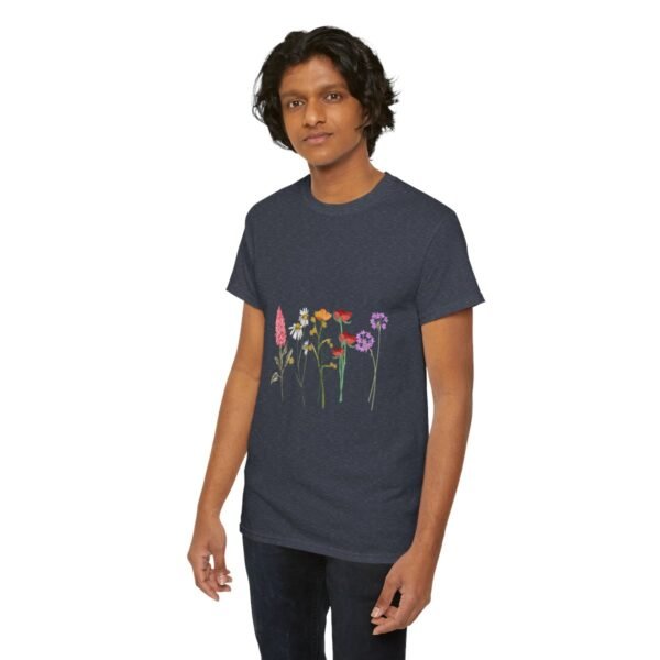 Simple and Elegant Wild Flowers T-shirt - Image 127