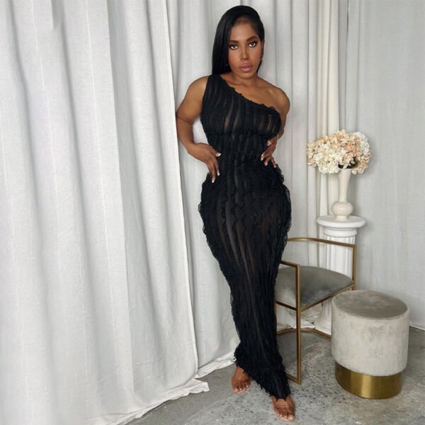 Backless High Waist Sheath Dress - Image 2