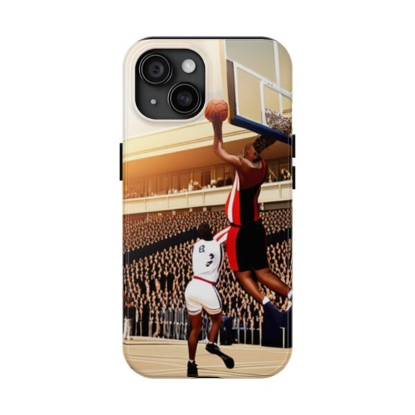 Arena Basketball with A Player Dunking Tough Phone Cases - Image 86