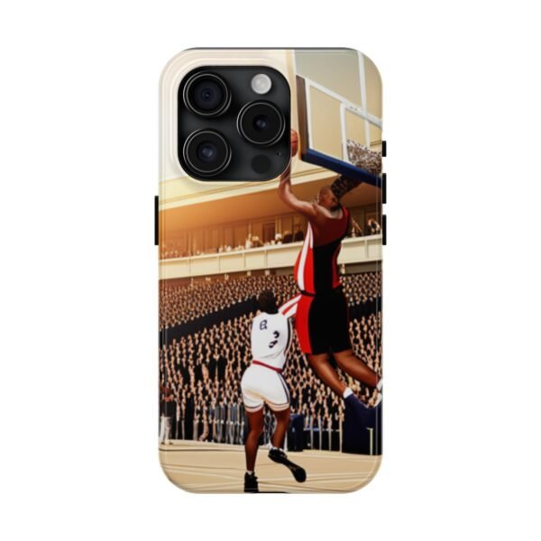 Arena Basketball with A Player Dunking Tough Phone Cases - Image 91