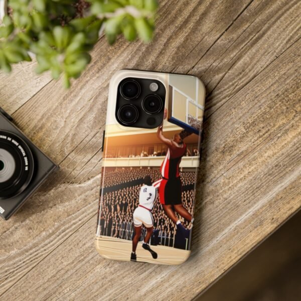 Arena Basketball with A Player Dunking Tough Phone Cases - Image 95