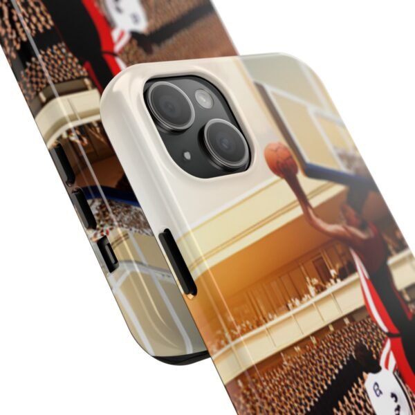 Arena Basketball with A Player Dunking Tough Phone Cases - Image 97
