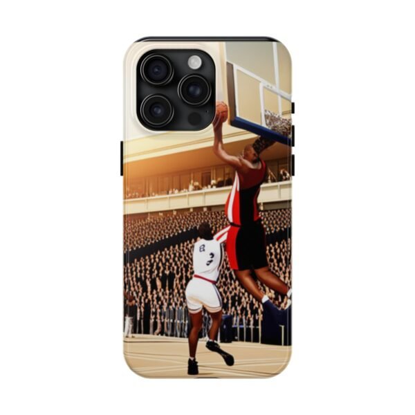 Arena Basketball with A Player Dunking Tough Phone Cases - Image 101