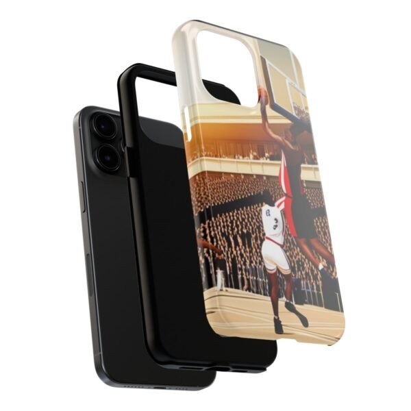 Arena Basketball with A Player Dunking Tough Phone Cases - Image 104