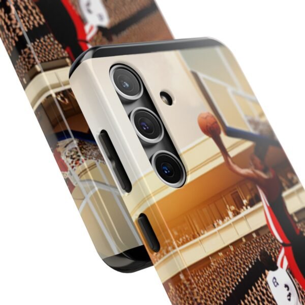 Arena Basketball with A Player Dunking Tough Phone Cases - Image 107
