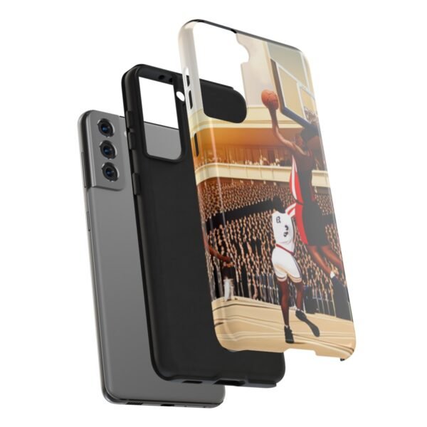 Arena Basketball with A Player Dunking Tough Phone Cases - Image 124