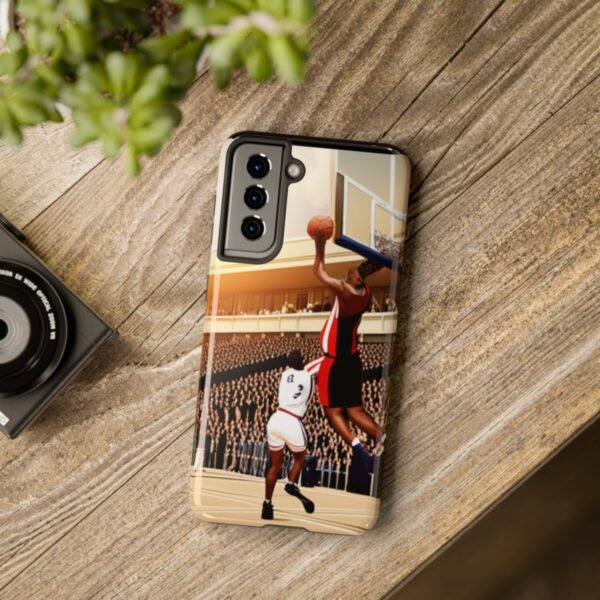 Arena Basketball with A Player Dunking Tough Phone Cases - Image 125