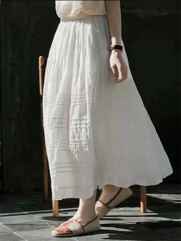 Women's Fashion Temperament Solid Color Skirt - Image 3