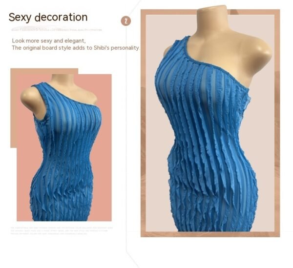 Backless High Waist Sheath Dress - Image 5