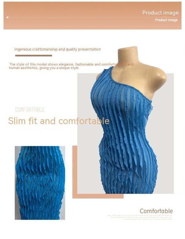 Backless High Waist Sheath Dress - Image 6