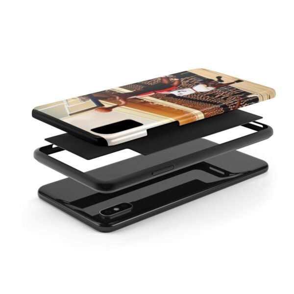 Arena Basketball with A Player Dunking Tough Phone Cases - Image 6