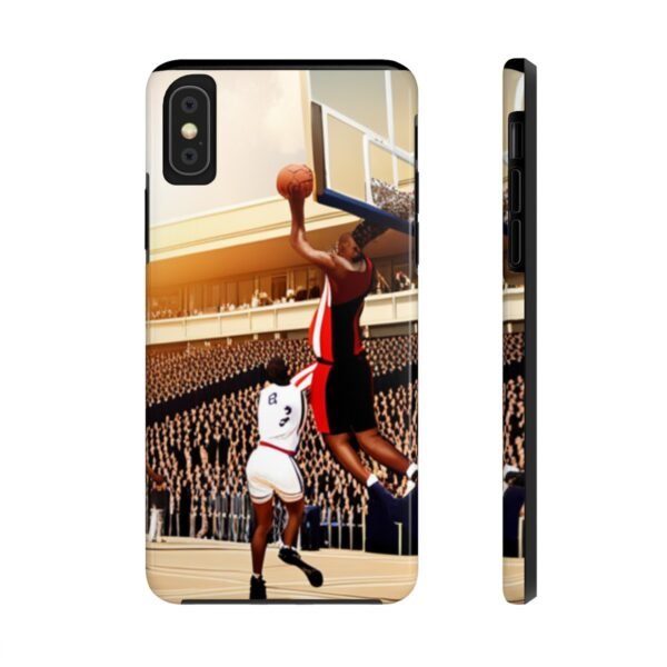 Arena Basketball with A Player Dunking Tough Phone Cases