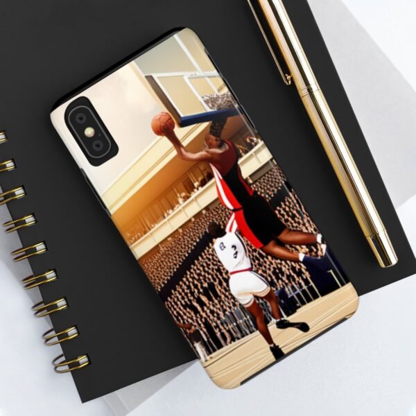 Arena Basketball with A Player Dunking Tough Phone Cases - Image 2