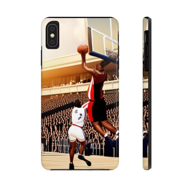 Arena Basketball with A Player Dunking Tough Phone Cases - Image 10