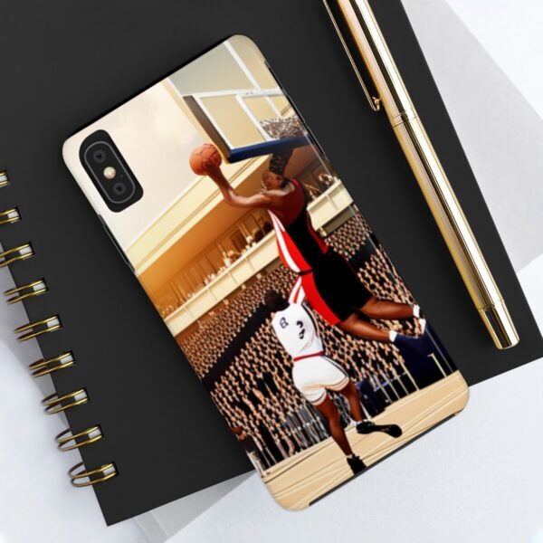 Arena Basketball with A Player Dunking Tough Phone Cases - Image 11