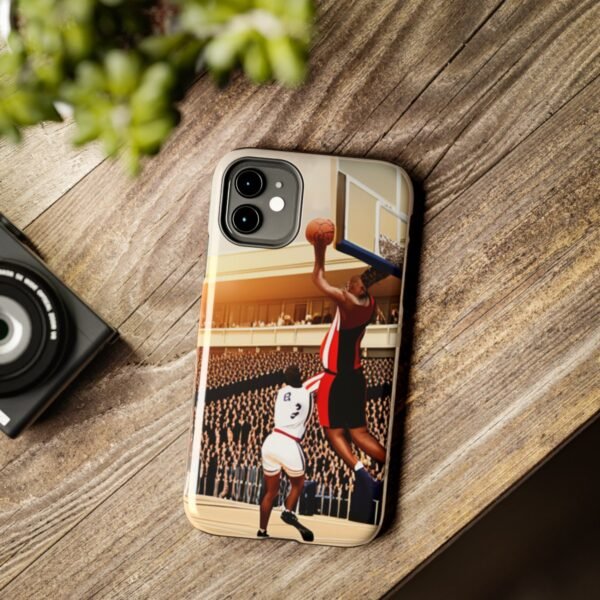 Arena Basketball with A Player Dunking Tough Phone Cases - Image 17