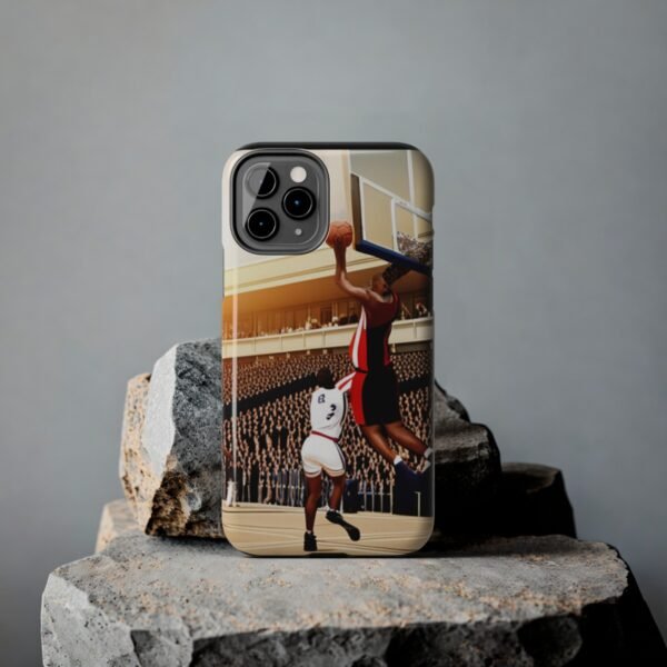 Arena Basketball with A Player Dunking Tough Phone Cases - Image 22
