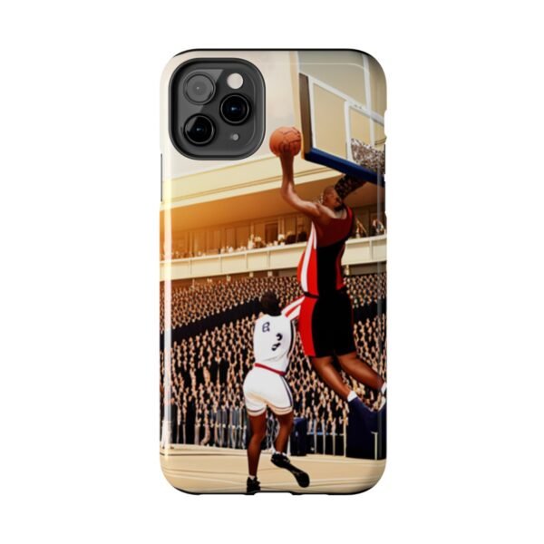 Arena Basketball with A Player Dunking Tough Phone Cases - Image 25