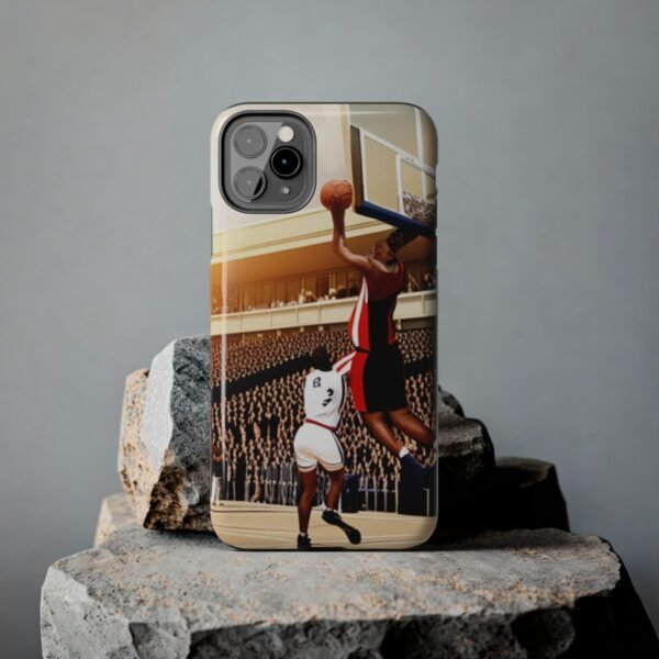 Arena Basketball with A Player Dunking Tough Phone Cases - Image 28