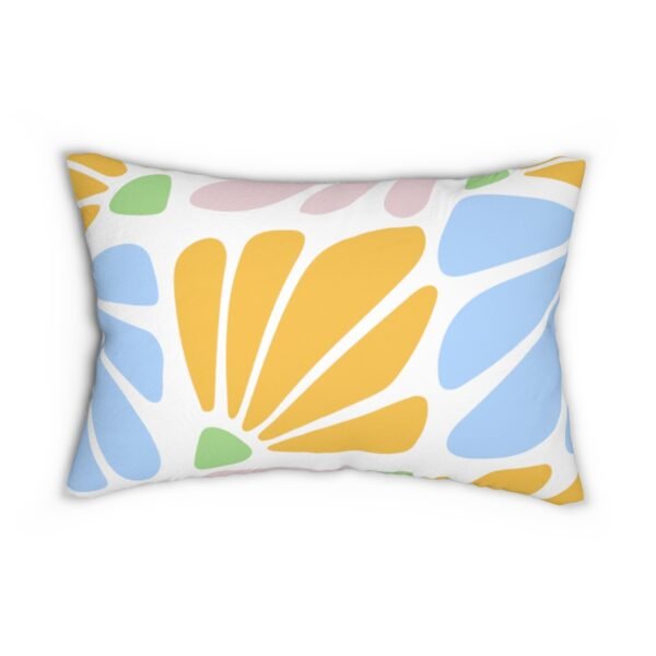 Vintage Flowers Polyester Lumbar Pillow - Image 3