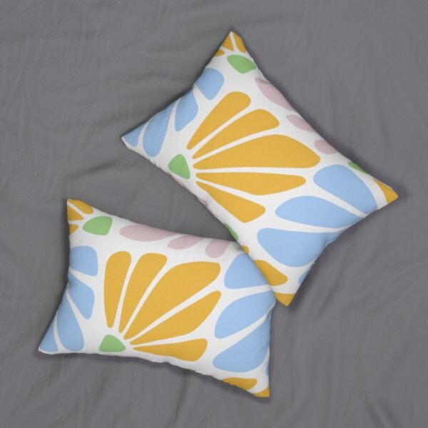 Vintage Flowers Polyester Lumbar Pillow - Image 5