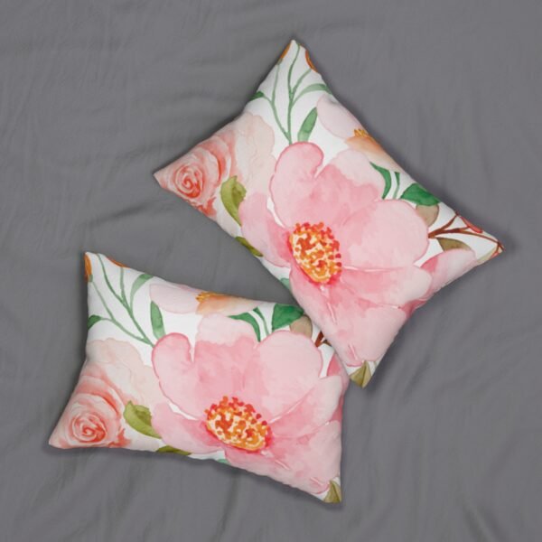 Vintage Pink  Polyester Lumbar Pillow - Image 5