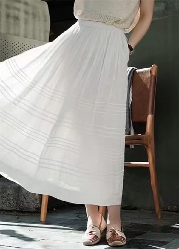 Women's Fashion Temperament Solid Color Skirt - Image 9